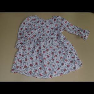 Gap kids long sleeve button flare dress